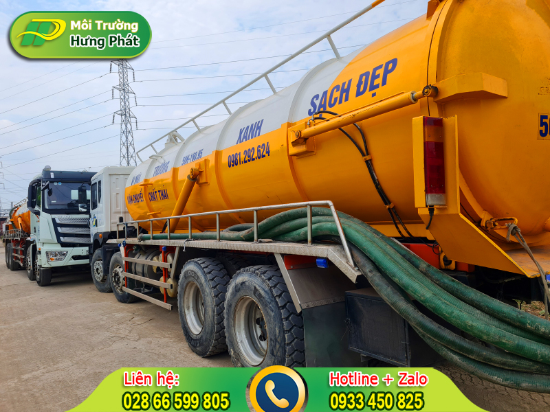 Dịch vụ h&uacute;t chất thải c&ocirc;ng nghiệp quận 9 thực hiện đ&uacute;ng ti&ecirc;u chuẩn m&ocirc;i trường